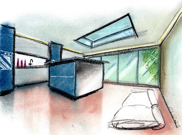 kitchen sketch 01